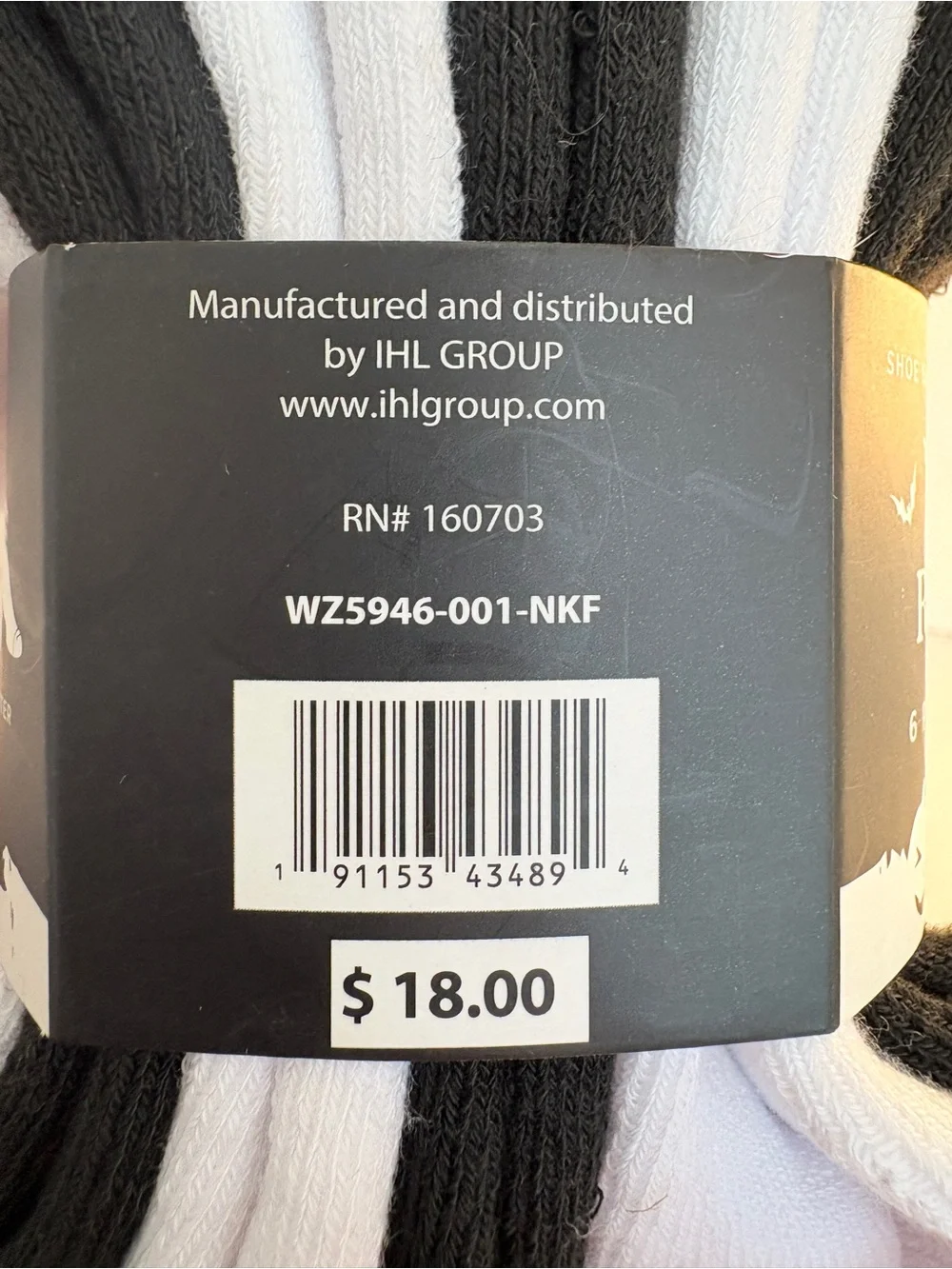 Rae Dunn Halloween socks NWT 6-pack